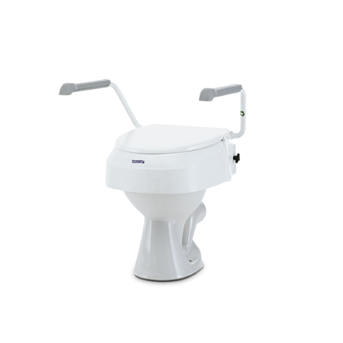 réhausseur WC avec poignet - chaise toilette - WC - chaise pot -mobilité- MAD- HAD - handicap - Rhône Médical