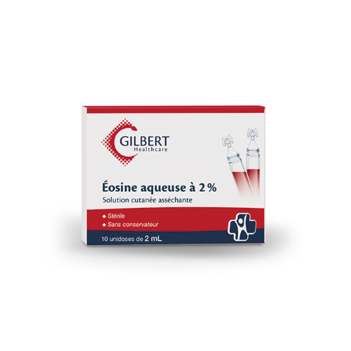 eosine aqueuse 2%, Gilbert